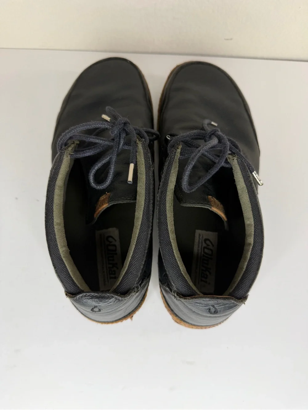 Olukai Hamakua  Leather Chukka Ankle Lace Up Boots Men Size 44 US 11 Comfort